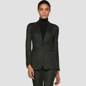 Suistudio Cameron single breasted olive green women’s suit- size 10